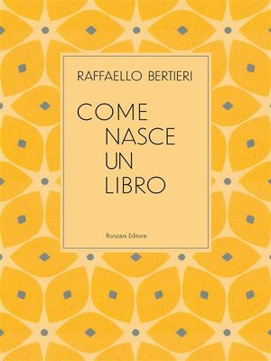 cover image of Come nasce un libro